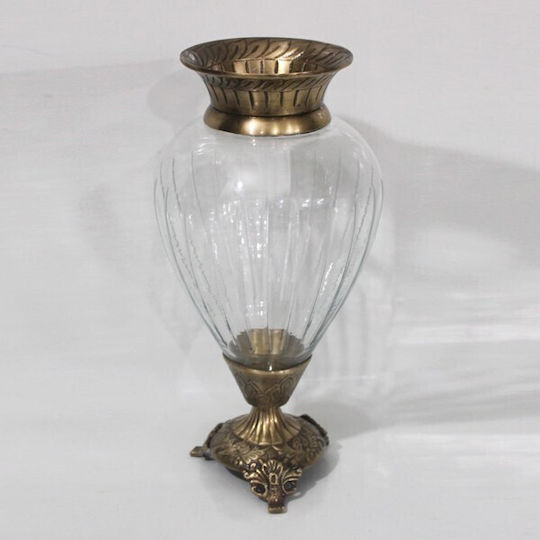Decorative Vase Transparent 17x17x33cm