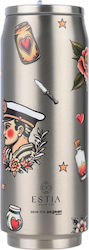 Estia Travel Cup Save the Aegean 500ml Old School Ink Estia Travel Cup Save the Aegean 500ml Old School Ink