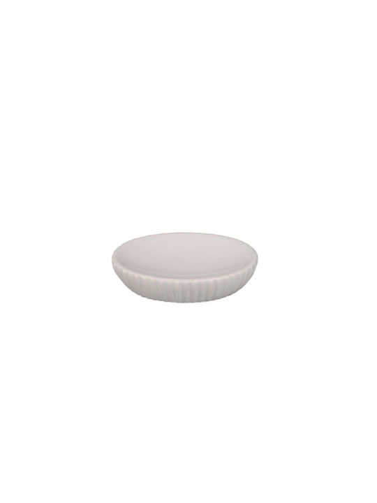 Inter Ceramic Soap Dish made of Resin White
