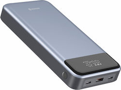 Swissten Laptop Power Bank 30000mAh 133W Γκρι Swissten Laptop Power Bank 30000mAh 133W Γκρι