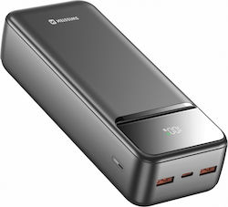 Swissten Power Line II 30000mAh 22.5W Μαύρο Swissten Power Line II 30000mAh 22.5W Μαύρο