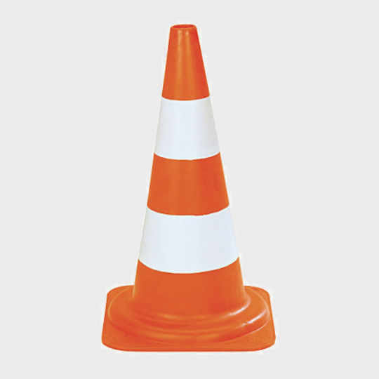 Conul De Circulație Din Plastic De Culoare Albă 50x50cm