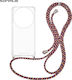Sonique Armor Clear Silicone Case with Cord for...