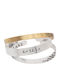 Studio Boneli Damen Set Armbänder Handschellen Vergoldet