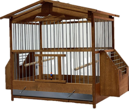 Klouvotechniki Wooden Bird Cage 44x23.5x34cm.