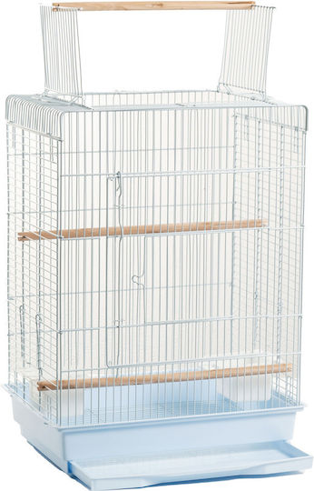 MrZoo Bird Cage Caroline 42.5x30x57cm. White