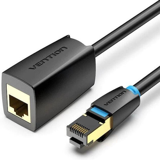 Vention Ikhbh Network Extension Cable From Rj-45 F To Rj-45 M Sstp Cat.8 2m Black