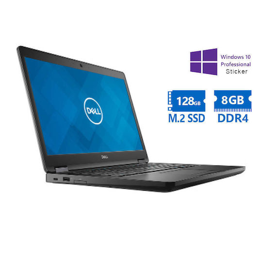 Latitude 5480 Refurbished Grade A 14" (Core i3-7100U/8GB/128GB SSD/W10 Pro)