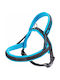 Ferplast Dog Harness Sport Dog P Extra Small A 48 Cm B 58÷71 Cm Light Blue Norwegian Design Reflective Stitching Identification Tag