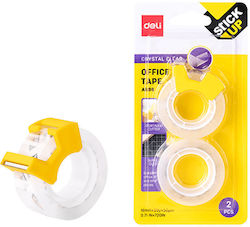 Κολλητική Ταινία Διαφανή Βάση 18mmx27.4m X2 Pcs Deli Stick Up 671371 Κολλητική Ταινία Διαφανή Βάση 18mmx27.4m X2 Pcs Deli Stick Up 671371