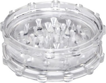 Râșniță din plastic 50 x 24mm 1 compartiment transparentă