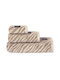 Greenwich Polo Club Hand Towel 4092 30x50cm Taupe, White Weight 550gr/m²
