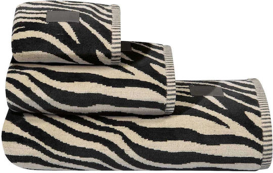 Greenwich Polo Club Πετσέτα Χεριών 4093 30x50εκ. Beige, Black Βάρους 550gr/m²
