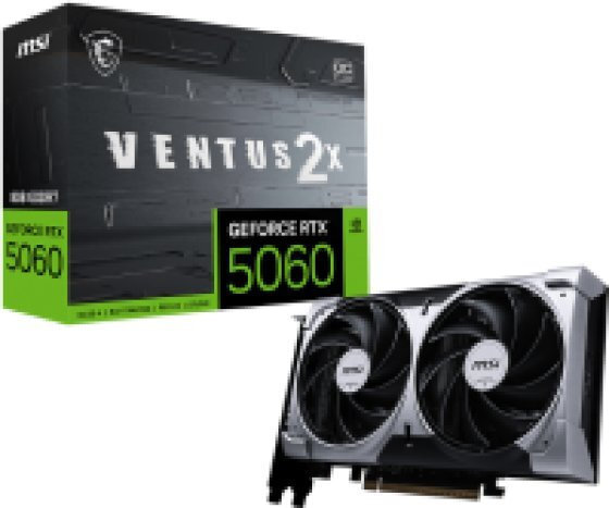 MSI GeForce RTX 5060 8GB GDDR7 Ventus 2X OC Κάρτα Γραφικών