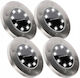 Masterled Set 4 Lămpi Solare 0.8W 35lm cu Senzor de Mișcare și Fotocelulă IP54 11.5cmx13.5cmcm
