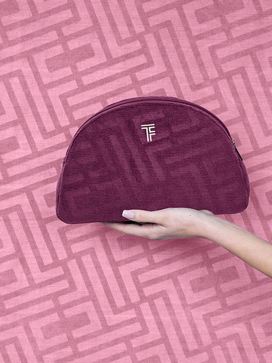Geantă de toaletă pentru plajă 26x17 Feel & Touch Icon Vinete