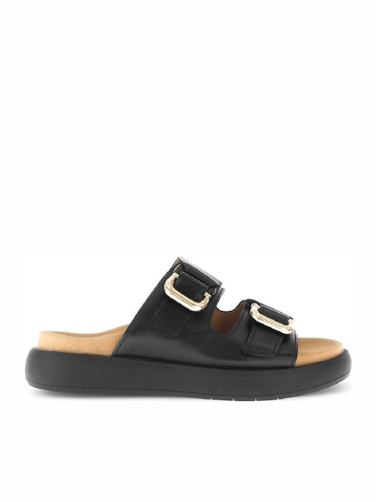 Sandale Casual Damă Din Piele Anatomici Negru