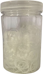 Beauty Salon Rasta Transparente Haargummis Glas 15g