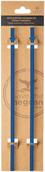 Estia Straw Tumbler XL Καλαμάκι για Θερμός 900ml από Πλαστικό Denim Blue 2τμχ Μπλε