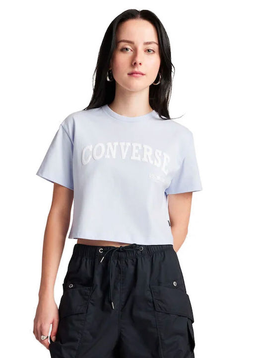 Converse Women's Crop T-shirt Lilac