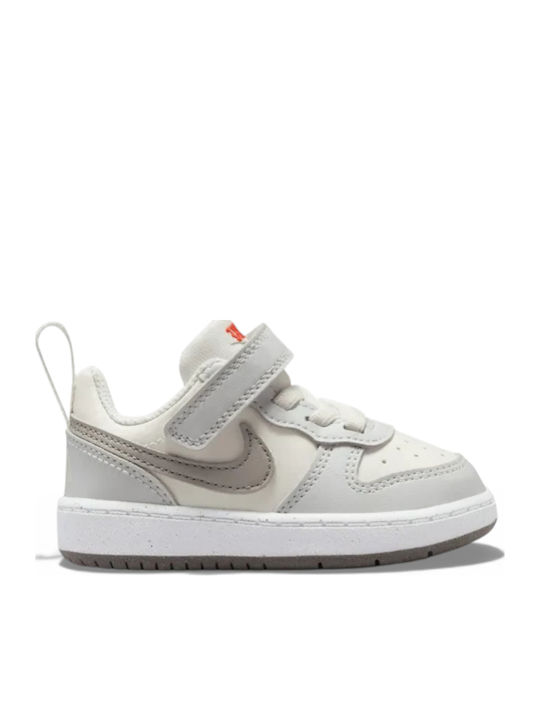 Nike Court Borough Παιδικά Sneakers με Σκρατς Γκρι