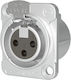 Seetronic Mk3f2c Βύσμα Σασί Xlr 3pin Θηλυκό Βύσμα Σασί Xlr 3pin Αρσενικό