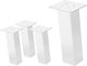 ML-Design ML-Design Metallic Furniture Leg Suitable for Table / Coffee Table 8x8x30cm White