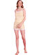 Miss Lale Sommer Damen Pyjama-Set Yellow