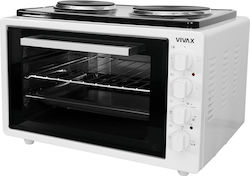 Vivax MO-4201 Cuptor electric 42lt cu 2 arzatoare Alb