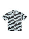 Kids Shirt Short Sleeve Ice Blue Cosmic Love