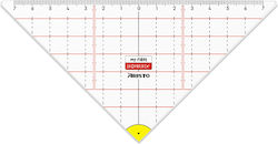 Geodätisches Dreieck Aristo 16cm Vertikale Linien