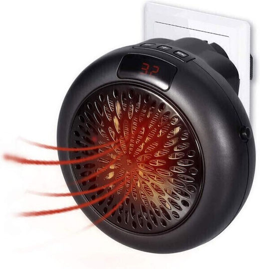 Heizlüfter Wand Schwarz 900W