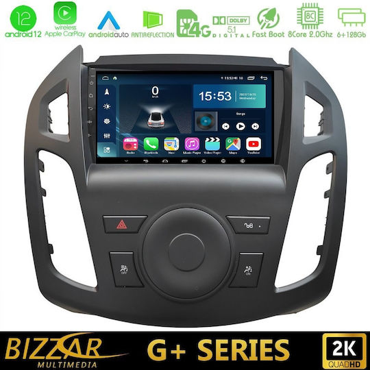 Bizzar Car Audio System for Ford Transit Connect / Transit / Tourneo Connect 2021-2022 (Bluetooth/USB/WiFi/GPS/Apple-Carplay/Android-Auto) with Touch Screen 9"