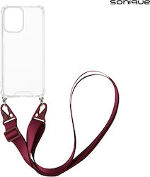 Silicone Case Strap Sonique Armor Clear Motorol...