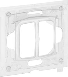 Seano IP44 Double Switch Transparent