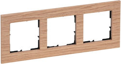 Seano Natura Frame 3 Slots Light Oak