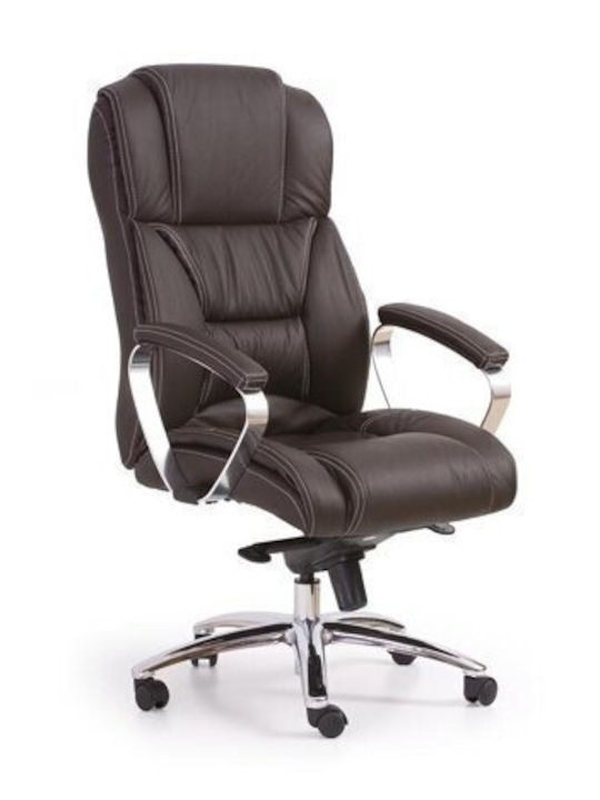 Epipla1.gr Houston 595 Bürostuhl mit Neigen Dunkelbraun