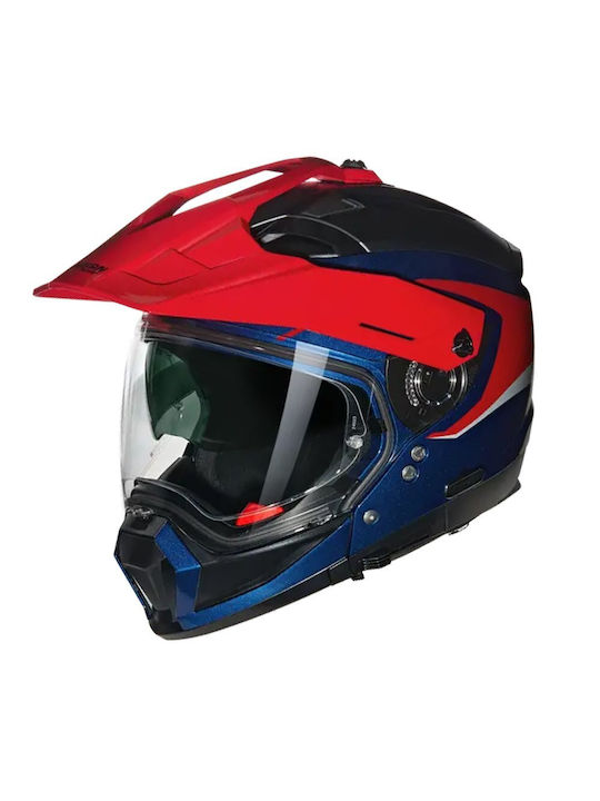 Nolan N70-2 X Convinto 344 Blu/Rosso/Bianco Мот...