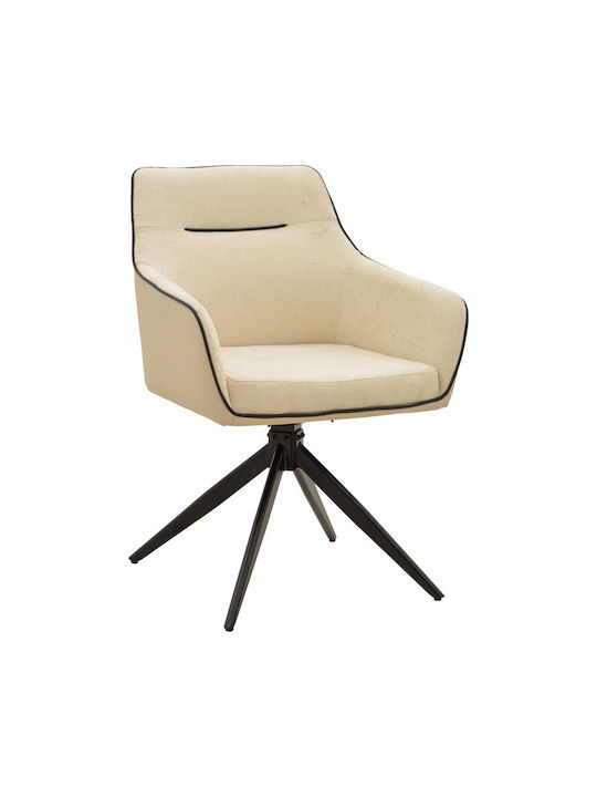 Debra Stühle Küche Beige 1Stück 60x64x83cm