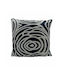 Bonsai Home Throw Pillow Black 40x40cm