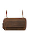 Large Leather Women's Wallet Classic Brown