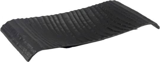 Galifas Metallic Decorative Platter Black 30x15x5cm