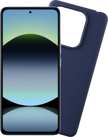 Volte-Tel Silikon Umschlag Rückseite mit Blauem Nackenriemen (Redmi Note 14 4G)