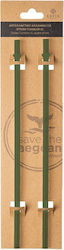 Estia Straw Tumbler XL Straw for Thermos 1200ml made of Plastic Sky Garden 2τμχ Green
