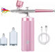 Αερογράφος Airbrush System με Δοχείο 10ml και Κομπρεσέρ Μπεκ 0.3mm Πίεση 1.9bar Μπαταρίας