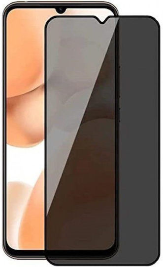 Full Glue Privacy Full Face Tempered Glass Black (Redmi 14C / Poco C75)