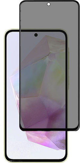 Vollkleber Privatsphäre Vollflächig gehärtetes Glas Schwarz (Galaxy A56)