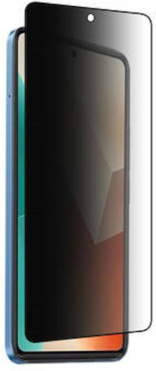 Full Glue Privacy Full Face Tempered Glass Black (Redmi Note 14 4G)
