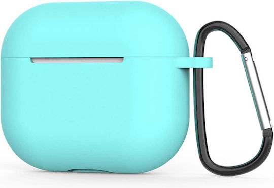 Hülle Silikon in Türkis Farbe für Apple AirPods 4