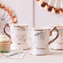 Ginger Ray Floral Ποτήρι για Party 8τμχ Ginger Ray Floral Ποτήρι για Party 8τμχ